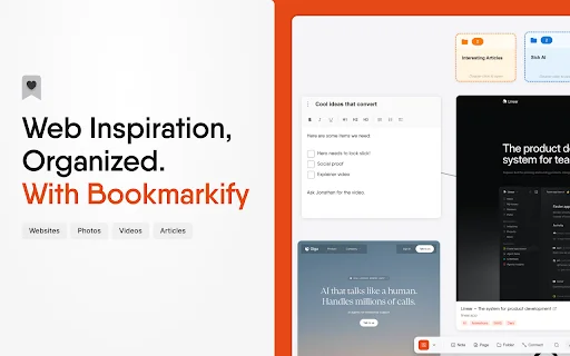 Bookmarkify – Manajer Bookmark Visual Terbaik untuk Desainer description image 1