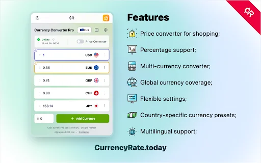 Currency Converter PRO: Konversi Mata Uang Mudah & Cepat description image 1