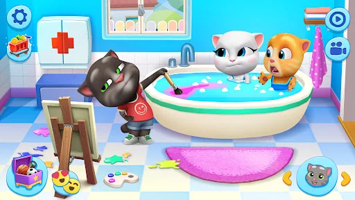 Download My Talking Tom Friends Terbaru – Game Virtual Pet Gratis description image 1