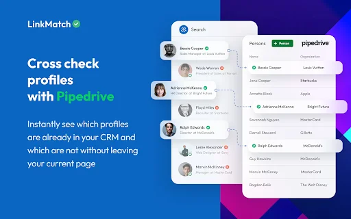 LinkMatch untuk Pipedrive – Integrasi CRM Terbaik untuk Sales description image 3