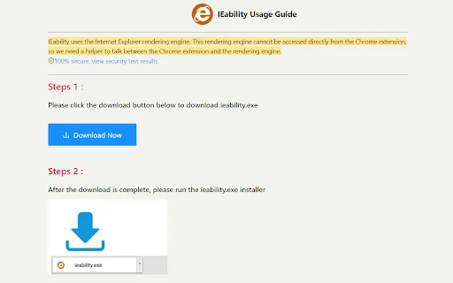 Download IEability Terbaru – Buka Situs IE di Chrome Gratis description image 1