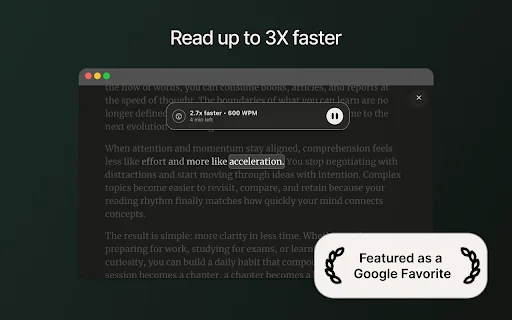SwiftRead: Baca Lebih Cepat & Efektif – Ekstensi Chrome Terbaik description image 1