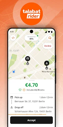 Download Talabat Rider Terbaru – Kirim Pesanan dan Hasilkan Uang description image 4