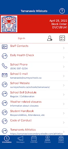 Download Tamanawis Wildcats Terbaru – Aplikasi Resmi Sekolah Gratis description image 1