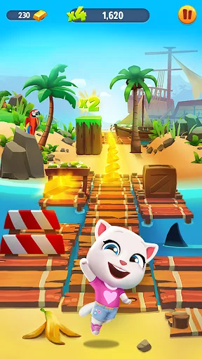 Download Talking Tom Gold Run Terbaru – Lari Emas Gratis description image 2