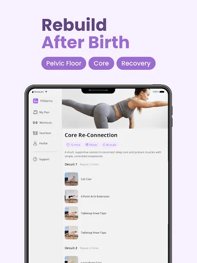 Download FitMama: Latihan Kehamilan & Pasca Melahirkan Gratis description image 12