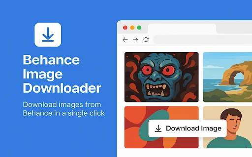 Download Behance Image Downloader – Simpan Gambar Behance Mudah description image 1