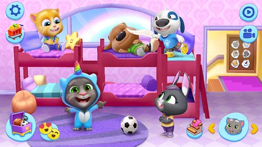 Download My Talking Tom Friends Terbaru – Game Virtual Pet Gratis description image 2