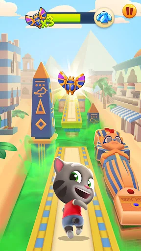Download Talking Tom Gold Run Terbaru – Lari Emas Gratis description image 9