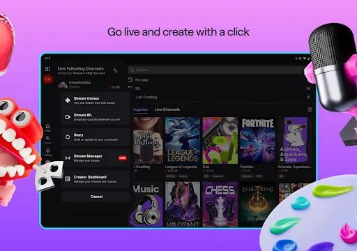 Download Twitch Live Streaming Terbaru – Tonton Game & Chat description image 16
