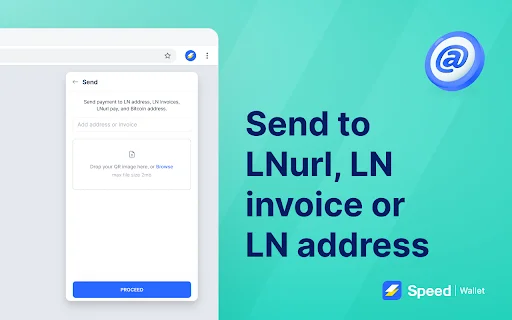 Speed Bitcoin Lightning Wallet: Kirim BTC Instan di Chrome description image 4