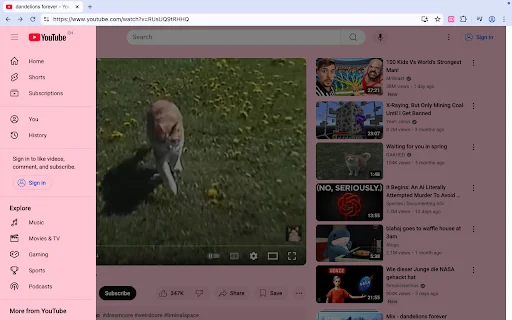 Download Pastel Pink YouTube Terbaru – Ubah Tampilan YouTube Gratis description image 2