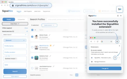 Download SignalHire Terbaru – Temukan Email & Nomor HP Gratis description image 5