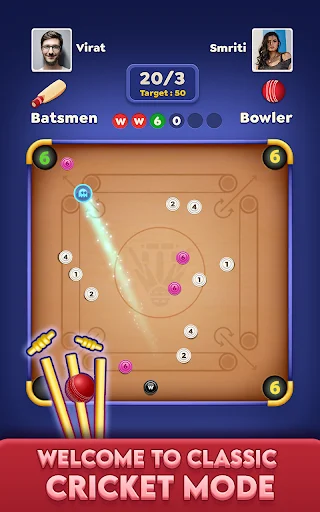 Download Carrom Cricket: Disc Pool Game – Main Carrom Seru Online description image 6