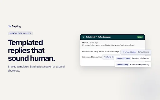 Sapling Grammar Checker: Asisten Penulisan AI Terbaik Anda description image 3