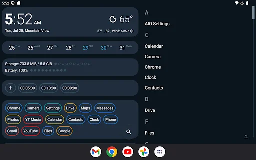 Download AIO Launcher Terbaru – Tampilan Home Screen Efisien description image 11