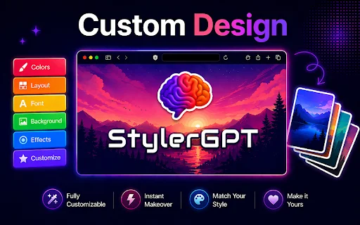 StylerGPT: Ubah Tampilan ChatGPT dengan Tema & Fitur Produktivitas description image 1