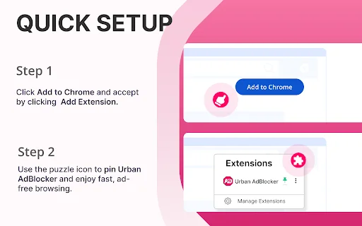 Urban AdBlocker: Blokir Iklan & Pop-up Cepat di Chrome description image 5
