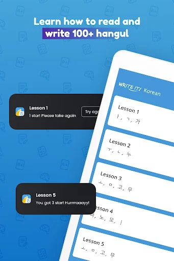 Download Write It! Korean Terbaru – Belajar Menulis Hangul Gratis description image 11