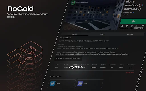 Download RoGold Terbaru – Tingkatkan Pengalaman Bermain Roblox description image 2