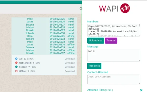 WAPI FREE – Jaguar: Kirim Pesan WA Massal Gratis & Efektif description image 1