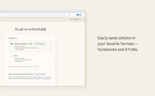 Download Read on reMarkable – Kirim Artikel Web ke Tablet Anda description image 2