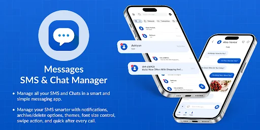 Download Messages – SMS & Chat Manager Terbaru – Aplikasi SMS Aman description image 1