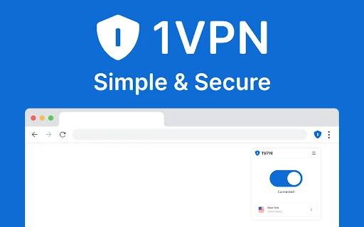 Download 1VPN Gratis – VPN Proxy Cepat & Aman untuk Chrome description image 1
