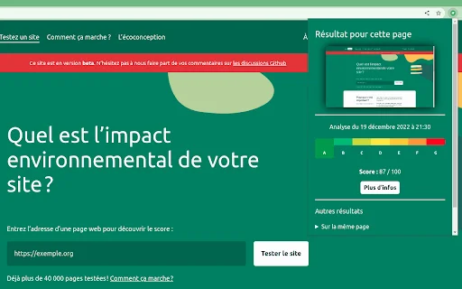Download EcoIndex.fr Terbaru – Cek Analisis Performa Web Gratis description image 1