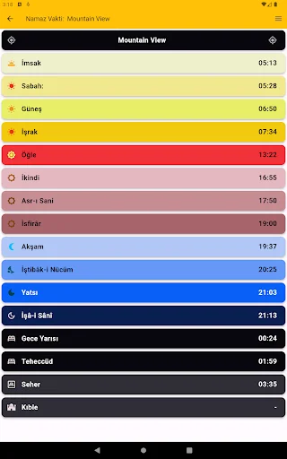 Download Türkiye Takvimi Terbaru – Jadwal Salat & Kiblat Akurat description image 15