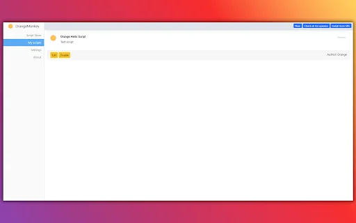 OrangeMonkey Terbaru – Pengelola Userscript Ringan untuk Browser description image 1