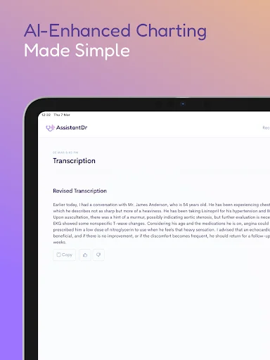 Download Assistant Dr. – Medical Scribe Terbaru – Catatan SOAP AI description image 13