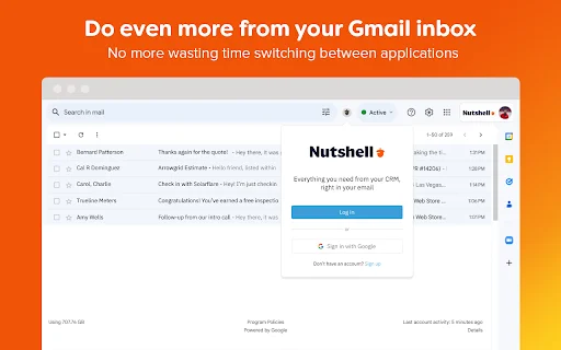 Nutshell CRM for Gmail: Kelola Penjualan & Produktivitas Terbaik description image 1