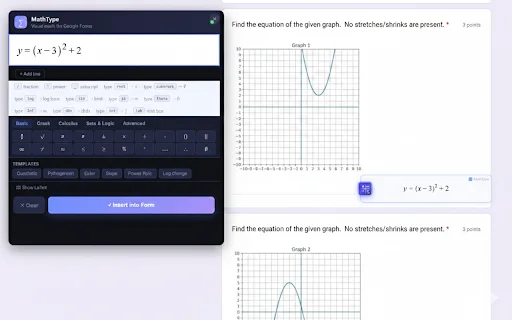 Download Math Input for Google Forms – Editor Matematika Gratis description image 1