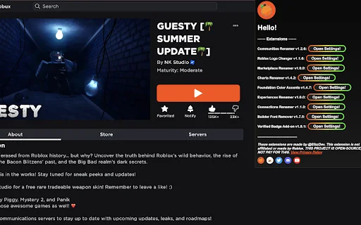 Download Efaz’s Roblox Extension Terbaru – Kustomisasi Gratis description image 4