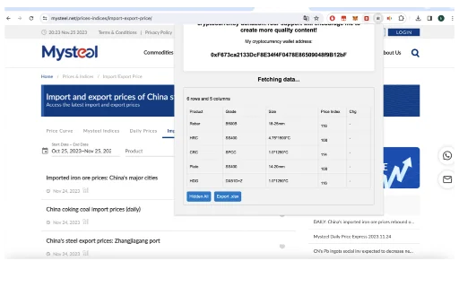 Table2Excel: Ekspor Data Tabel Web ke Excel dengan Mudah description image 2