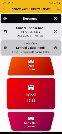 Download Türkiye Takvimi Terbaru – Jadwal Salat & Kiblat Akurat description image 2