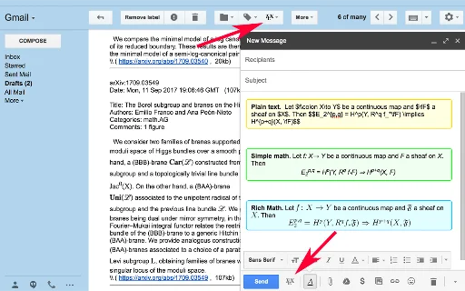 Download TeX for Gmail Terbaru – Tulis Rumus Matematika Mudah description image 1
