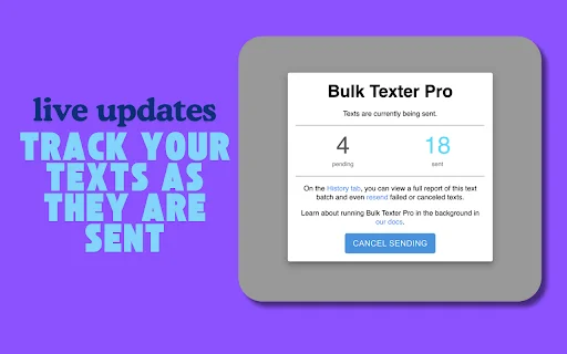 Bulk Texter Pro – Kirim Pesan Massal Efisien & Personal description image 4