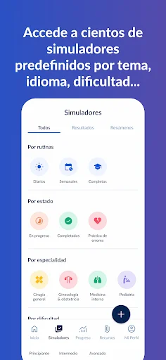 Download Gliamediq: Simulador ENARM Terbaru – Latihan Soal Medis description image 4