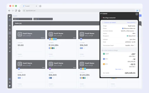 Download Fordefi Terbaru – Dompet DeFi Institusional Aman description image 2