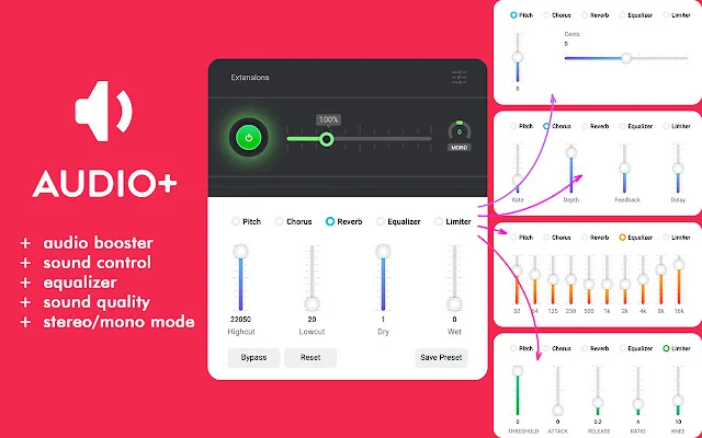 Download Volume Booster Chrome – Pengeras Suara Bass Terbaik description image 1