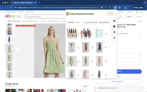 eBay Image Downloader: Unduh Gambar & Video eBay 1 Klik description image 2