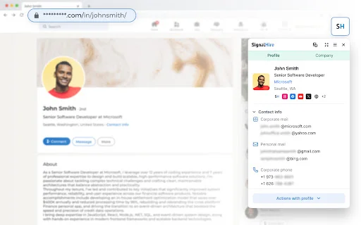 Download SignalHire Terbaru – Temukan Email & Nomor HP Gratis description image 1