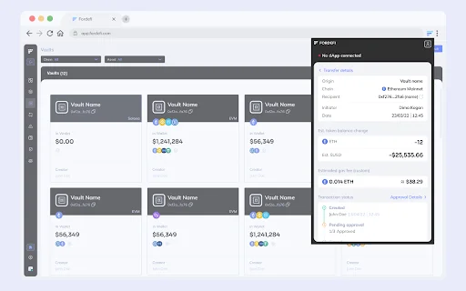 Download Fordefi Terbaru – Dompet DeFi Institusional Aman description image 3