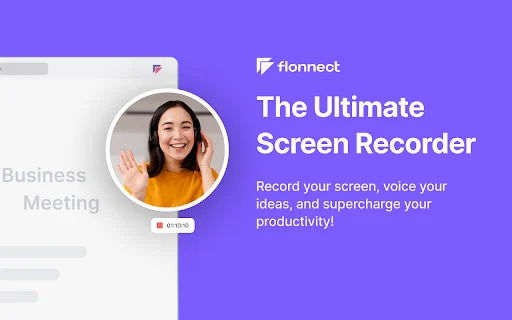 Download Screen & Webcam Recorder Flonnect – Rekam Layar Gratis description image 1