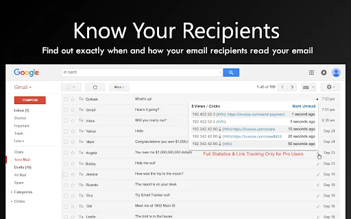 Download Email Tracker Gratis – Lacak Email & Blokir Pixel description image 2